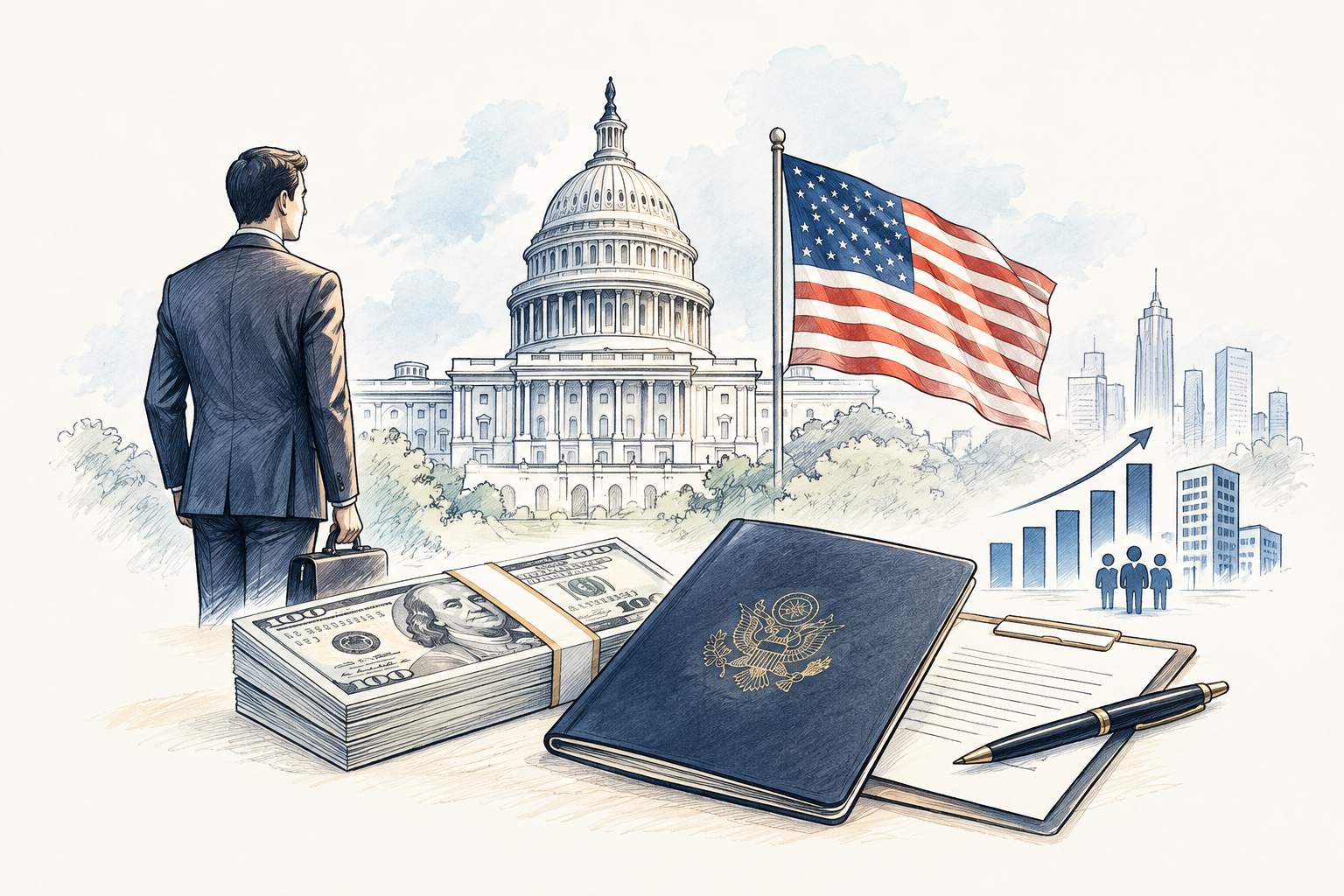 Professional EB-5 investor consultation session