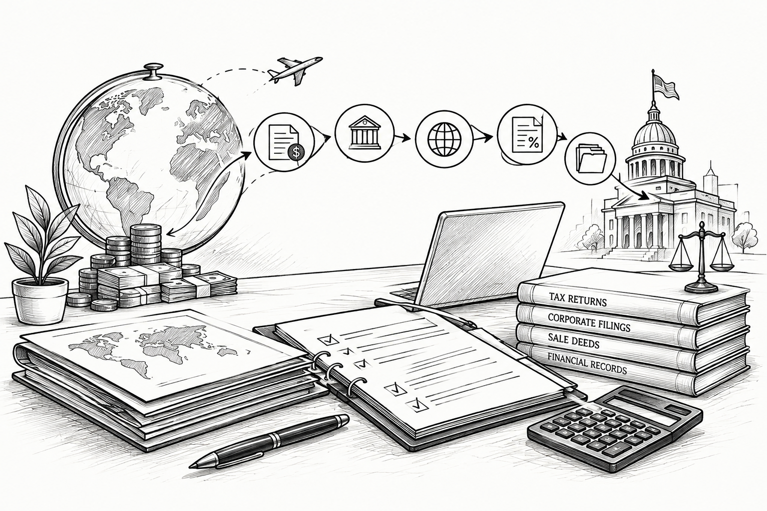 Source of funds financial documentation review